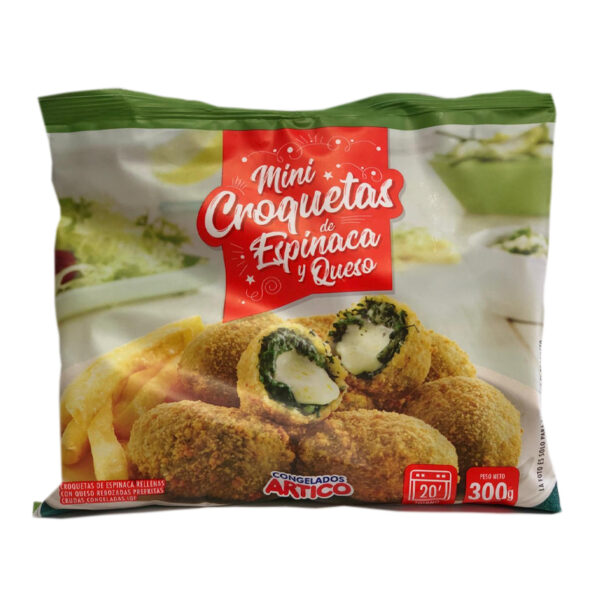 MINI CROQUETAS ESPINACA Y QUESO ARTICO