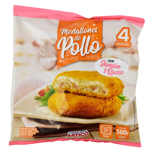 MEDALLON ARTICO POLLO CON J Y Q